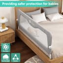 Thumbnail 5 de Jinrobabes Bed Rails for Toddlers 180cm 🛏️