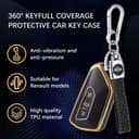 Thumbnail 3 de JIZZU Car Key Cover VW Gold 3-button TPU case 🔑