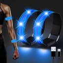 Thumbnail principal de JIZZU LED Reflective Safety Armband 1 USB Rechargeable 🎽