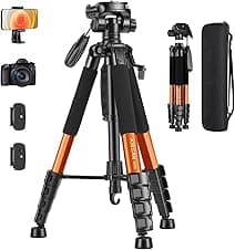 JOILCAN 74" Camera Tripod 188cm, 14lb load capacity 📷