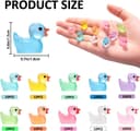 Thumbnail 1 de JOLCEEY Mini Ducks 120pcs glow-in-the-dark toys 🐥
