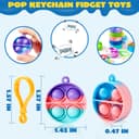 Thumbnail 1 de JOYIN 30PCS Pop It Keychain Party Bag Toys 🎁