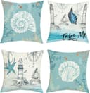 Thumbnail principal de Joymaison Summer Blue Nautical Cushion Covers 45 x 45 cm pack of 4 🛋️