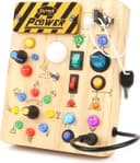 Thumbnail principal de Joyreal Montessori Busy Board 19 LED Activity Toy 📷