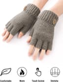 Thumbnail 5 de JUNRUI Fingerless Gloves for Winter Warmth 🧤