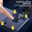 Thumbnail 3 de Jurqqer Camera Lens Protector for iPhone 17 Pro Max 9H 📷