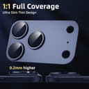 Thumbnail 4 de Jurqqer Camera Lens Protector for iPhone 17 Pro Max 9H 📷