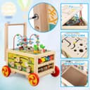 Thumbnail 5 de KABENFIS Wooden Activity Cube with wheels 🚂