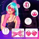 Thumbnail 6 de Kareeran 80s Fancy Dress neon 90s accessories 🎭