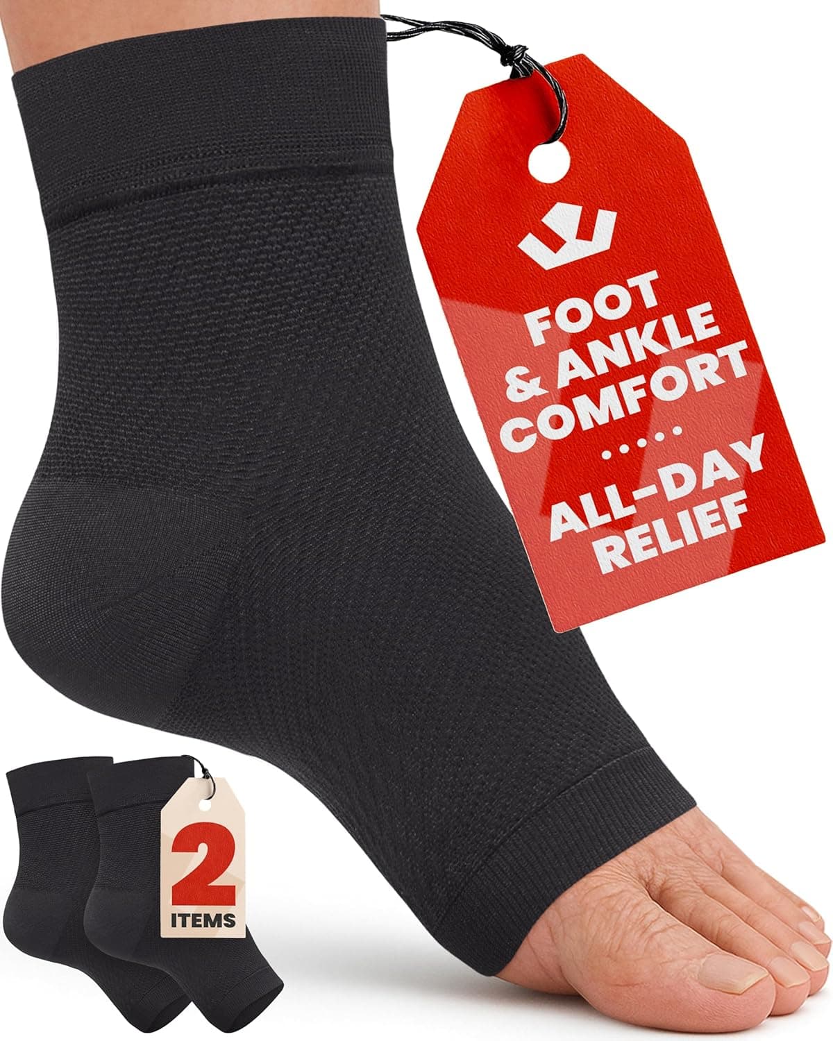 KEMFORD Ankle Support Compression Socks 1 pair 🧦