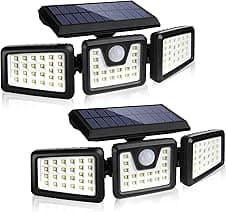 KIBTOY 70 LED Solar Security Light 360° floodlight 💡