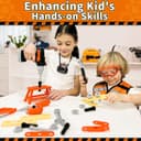 Thumbnail 4 de KidBloom Kids Tool Set with Drill for 3–4 Years 🧰