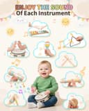 Thumbnail 4 de Kids Musical Instruments for 1-3 Years with Storage Bag 🎶