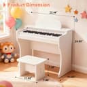 Thumbnail 2 de Kids Piano Keyboard 37 Keys Wood Digital Piano for Kids 🎹