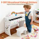 Thumbnail 3 de Kids Piano Keyboard 37 Keys Wood Digital Piano for Kids 🎹