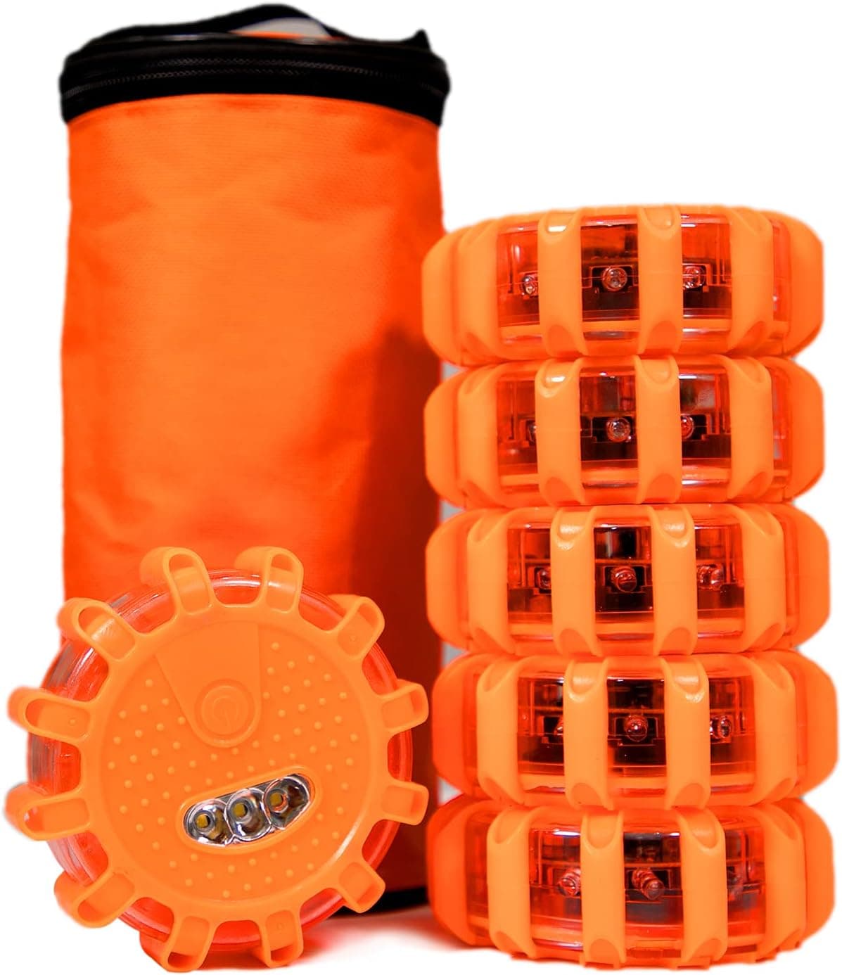 Kitgo 6 Pack LED Road Flares Emergency Light Kit 🚨