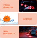 Thumbnail 3 de Kitgo 6 Pack LED Road Flares Emergency Light Kit 🚨