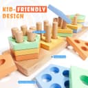 Thumbnail 1 de KmmiFF Wooden Shape Sorter Montessori Toy for 1–3 Years 🎲