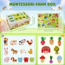 Thumbnail 6 de KMTJT Toddlers Montessori Wooden Toy 12–18 months 🧸