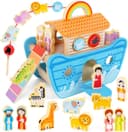 Thumbnail principal de KMTJT Wooden Noah’s Ark Montessori Toy for 24 months 🧸