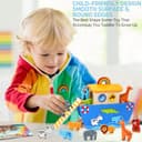 Thumbnail 2 de KMTJT Wooden Noah's Ark Montessori Toy 🎲