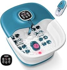 KNQZE Foot Spa and Massager with 16 rollers 🛁