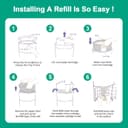 Thumbnail 6 de Korbell Compatible Nappy Bin Liners 16L 4 pack 🧴