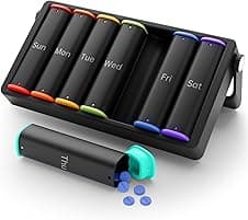 KOVIUU Weekly Pill Box 7-day, AM‑PM organiser 💊