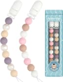 Thumbnail 3 de Kowlone Dummy Clips Silicone Pacifier Chain set for newborns 🍼