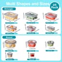 Thumbnail 4 de KUMD 50-Piece Food Storage Set with Lids 📦