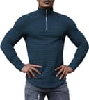 Thumbnail 6 de KUYIGO Polo Zipper Slim Fit Long Sleeve Shirt 👕