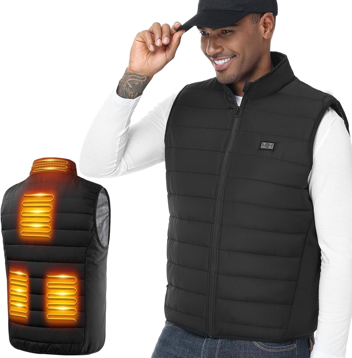 LABCOOL Heated Gilet: 6-Zone USB Vest for Outdoor Use 🧥