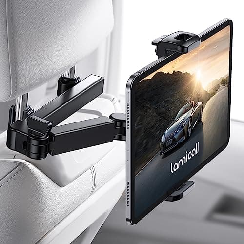 Lamicall Car Headrest Tablet Mount 360° for 4.7–13″ 📱
