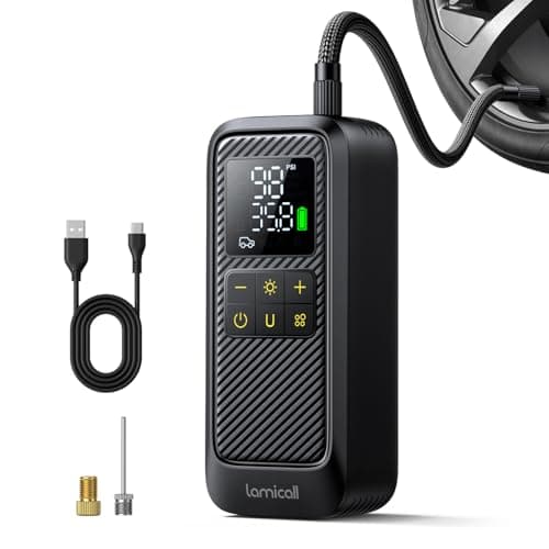 Lamicall Car Tyre Inflator 150 PSI portable pump 📦