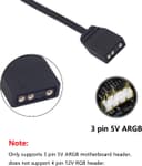 Thumbnail 1 de LANMINGLEL ARGB splitter cable 5V 1 to 2, 3-pin 🔌