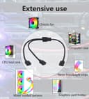 Thumbnail 5 de LANMINGLEL ARGB splitter cable 5V 1 to 2, 3-pin 🔌