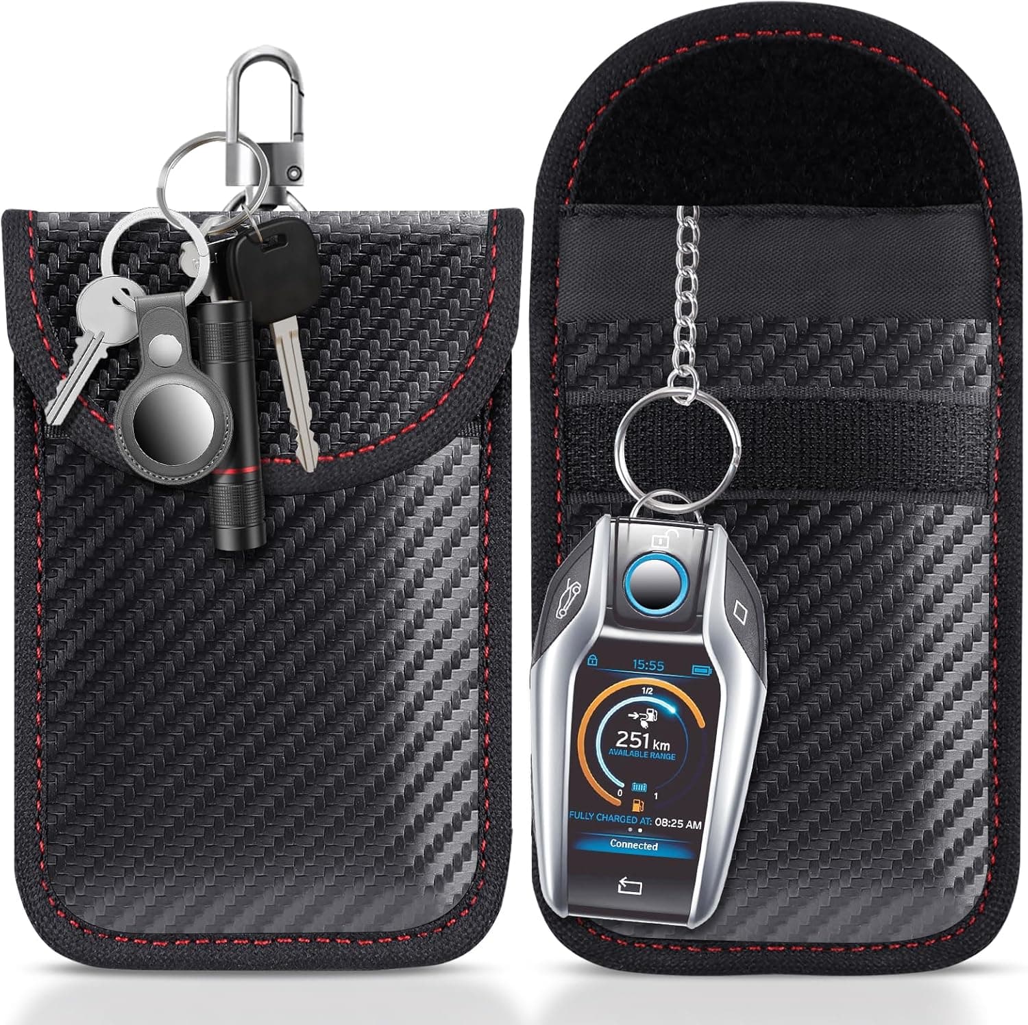 lanpard Faraday Pouch 2-Pack for Car Keys 🔑