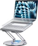 Thumbnail principal de Laptop Stand 360° Swivel, Adjustable for 10–16" 💻