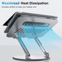 Thumbnail 3 de Laptop Stand 360° Swivel, Adjustable for 10–16" 💻
