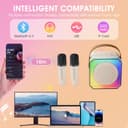 Thumbnail 2 de Lavliy Mini Karaoke Machine 2‑mic for Kids 🎤