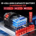 Thumbnail 2 de Leaf Blower Cordless 21V 685CFM 200MPH 🍃