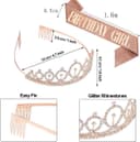 Thumbnail 1 de Leixi Birthday Girl Sash & Tiara kit 21 🎉