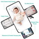 Thumbnail 2 de Lekebaby Portable Nappy Changing Mat Jungle 🧷