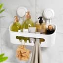 Thumbnail principal de LEVERLOC Shower Caddy Suction Shelf 10kg 🛁