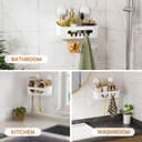 Thumbnail 6 de LEVERLOC Shower Caddy Suction Shelf 10kg 🛁