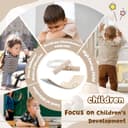 Thumbnail 6 de LGMCF Wooden Wobble Balance Board 80x30CM 🧭