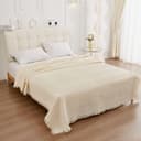 Thumbnail 3 de LHGOGO Reversible Waffle Knit Sofa Cover 180x300cm 🛋️