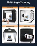 Thumbnail 4 de Light Box Photography 30cm Portable photo tent 📷