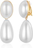 Thumbnail principal de LILIE&WHITE Gold Clip-On Hoop Earrings for Women – Chunky No-Piercing Fashion Earrings 👂