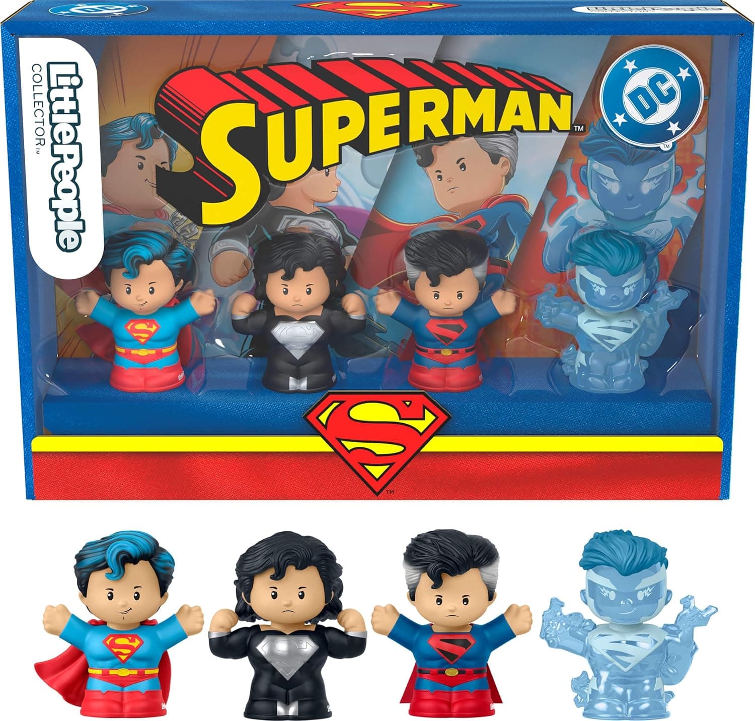 Little People COLLECTOR Superman Through the Ages Set 🎲